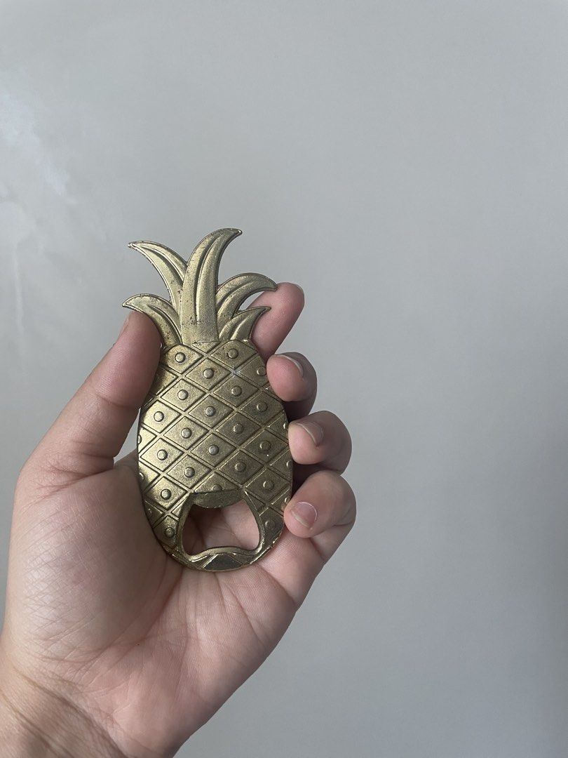 Pineapple Bottle Opener (Category: Other Kitchenware & Tableware) located in Manila. Submitted by threethumbsup (Listing ID 1425866309, Image 2). Description: Rfs: decluttering Fixed price and pick up only grand towers manila Packaging as is Gcash or cash exact amount.