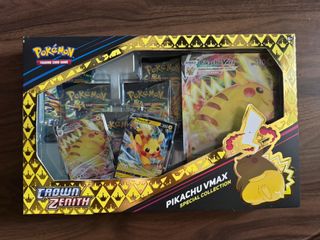 pokemon trading card games crown zenith special collection pikachu vmax Pokemon - Crown Zenith - Pikachu VMAX Special Collection Box