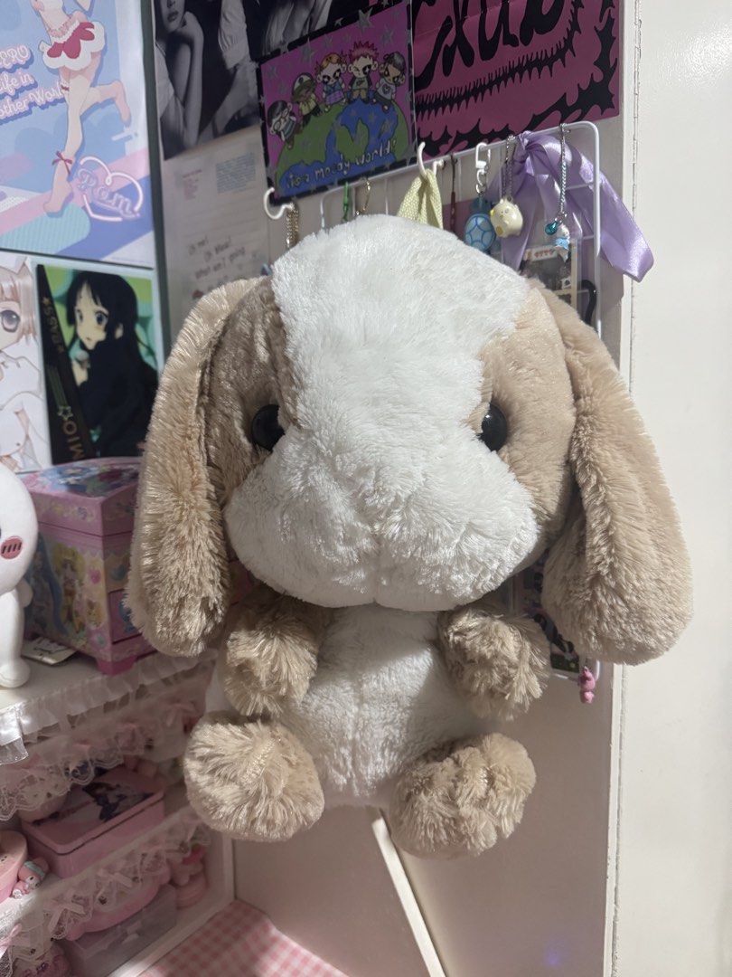 Rabbit Plushie Backpack (Category: Plushies & Soft Toys) located in Santa Rosa. Submitted by yagamibunny (Listing ID 1425922415, Image 1). Description: -Bulky/Big -No flaws, needs wash only -Loc: Sta. Rosa Laguna -Mod: Jnt .