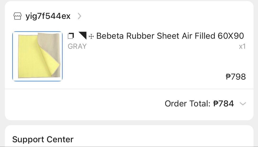 Rubber Changing mat 90/60 (Category: Changing Mats & Accessories) located in Pasig City. Submitted by gel14 (Listing ID 1425915772, Image 2). Description: Bebeta brand Rubber changing diaper mat Bought for 800. Selling for 300. Never used. .
