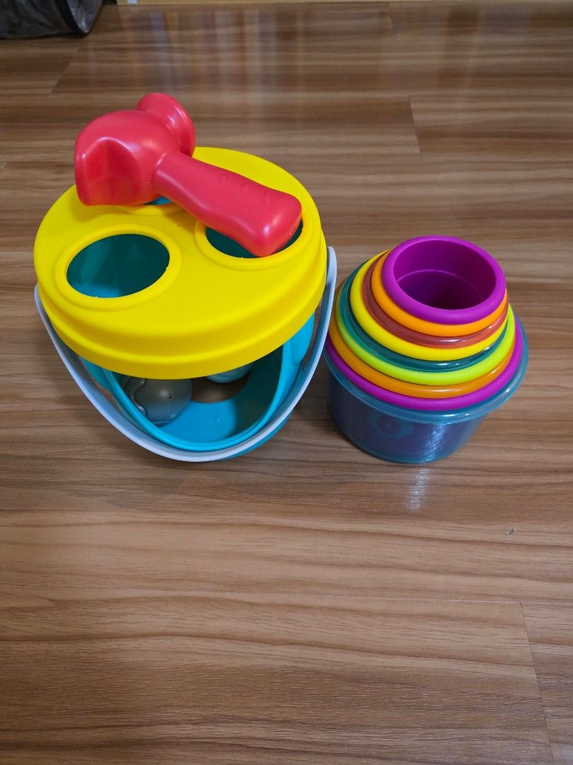 Stackable cups (Category: Toys & Games) located in Quezon City. Submitted by bon00 (Listing ID 1425923876, Image 2). Description: decluttering. no box but used only a few times. in very good condition. Made with durable material.