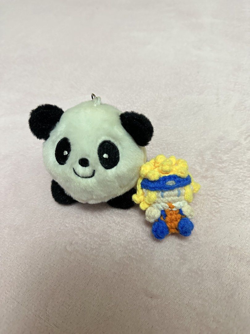 Take both! Blue Magic Panda + Crochet Naruto keychain (Category: Character Goods) located in Cebu City. Submitted by classicliterature (Listing ID 1425962528, Image 1). Description: .