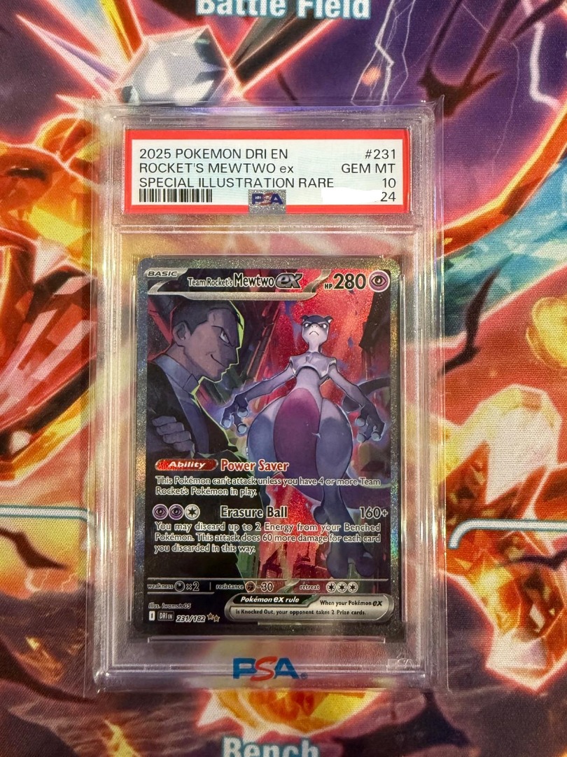 Team Rocket's Mewtwo ex #231 Pokemon Destined Rivals Mewtwo Ascended ...