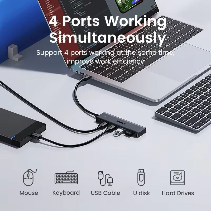 Ugreen USB 3.0 Hub - 4 Ports405998312578754562