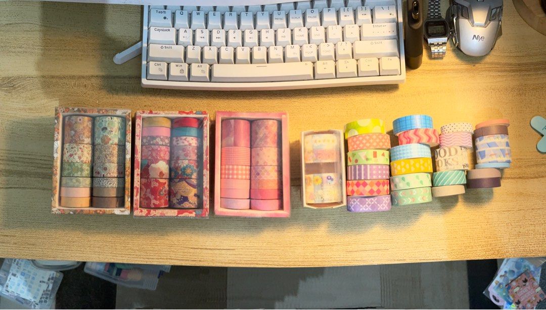 Washi Tapes Collection (Category: Craft Supplies & Tools) located in Manila. Submitted by fritzivanrascon1 (Listing ID 1425837673, Image 1). Description: Washi Tapes Collection for Take All May freebies hehe.