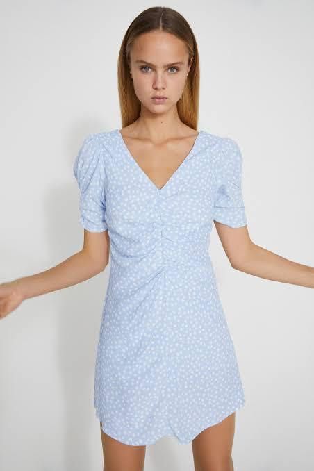 Zara Polka Mini Dress (Category: Dresses) located in Mandaluyong City. Submitted by chasingbliss (Listing ID 1425844208, Image 1). Description: Used once..