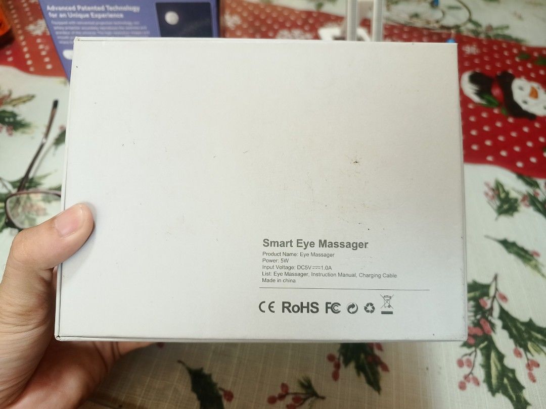 👁️ Smart Eye Massager with Heat & Vibration 💆‍♂️ (Category: Massage Devices) located in Manila. Submitted by blackwing67 (Listing ID 1426028079, Image 3). Description: 👁️ Anti Xiaomi Bluetooth Heated Eye Massager with Music 🎧🔥 Selling my Smart Eye Massager with heat and Bluetooth music. Great for relaxing tired eyes after long screen time. ✨ Features: • Heated compress for eye relaxation 🔥 • Gentle vibration / air pressure massage 💆 • Blue