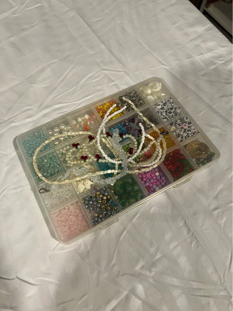 assorted bead set w/ organizer (Category: Craft Supplies & Tools) located in Davao. Submitted by loullaby (Listing ID 1426028663, Image 1). Description: .