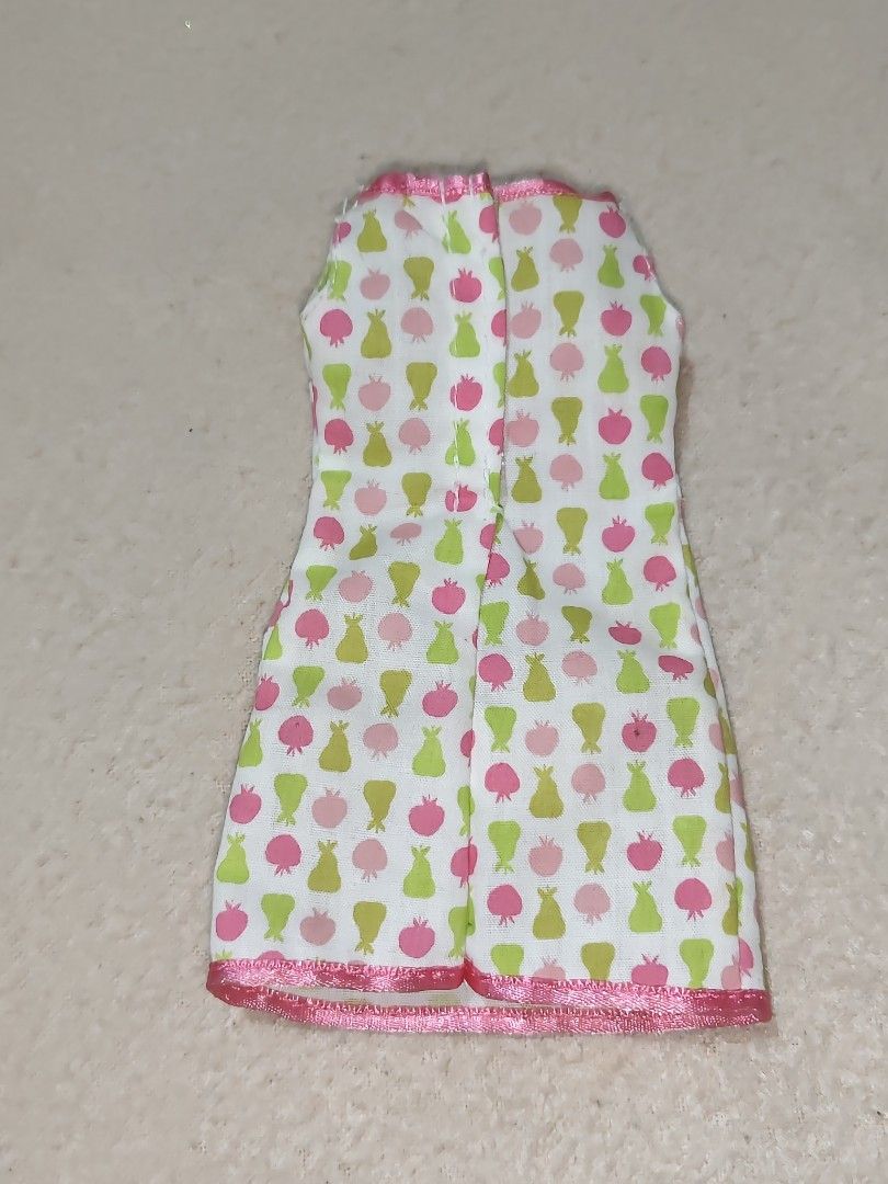 Barbie Fruit Print Dress (Category: Kids Toys) located in Quezon City. Submitted by .goldieefisshhh. (Listing ID 1426141601, Image 2). Description: Good condition, no flaws. Preloved please manage your expectations. WYSIWYG.