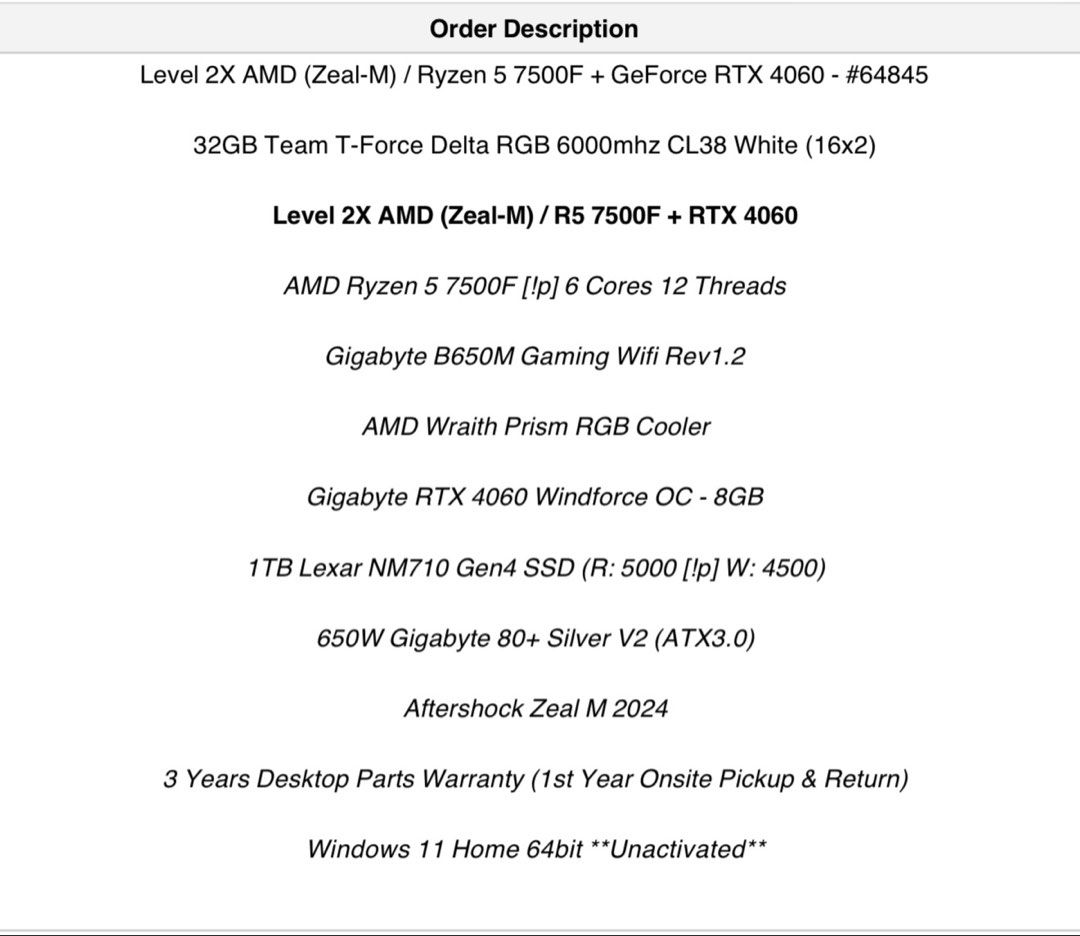 BenQ (165hz) + PC65716959447811110