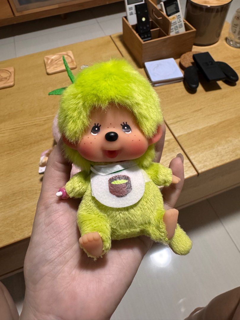 Bunny Matcha Monchhichi Plush Toy and Keychain, Hobbies & Toys, Toys ...