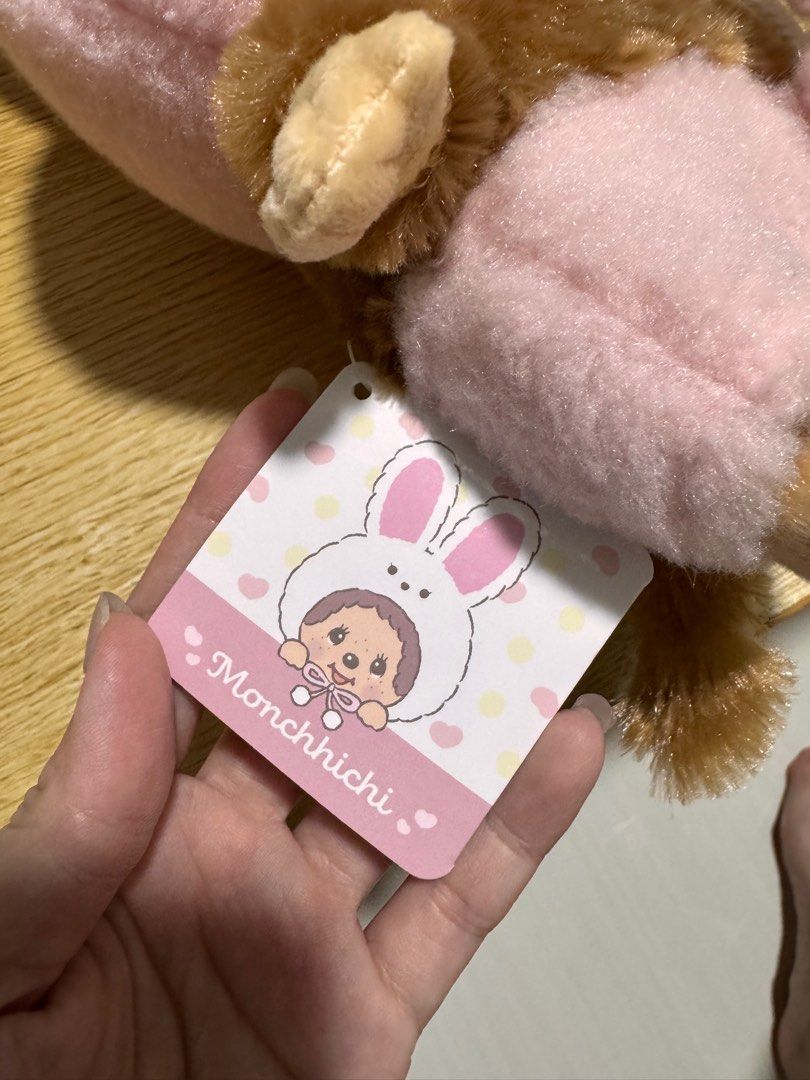 Bunny Matcha Monchhichi Plush Toy and Keychain, Hobbies & Toys, Toys ...