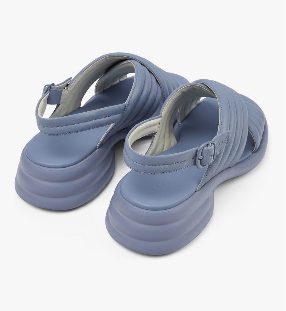 Camper Oruga Up Sandals - Blue (Category: Flats & Sandals) located in Quezon City. Submitted by planthappy (Listing ID 1426182388, Image 3). Description: Camper Oruga Up sandals, Powder blue, super comfy Cushioned footbed, sturdy platform sole. Secure fit. Size 35 (True Fit).