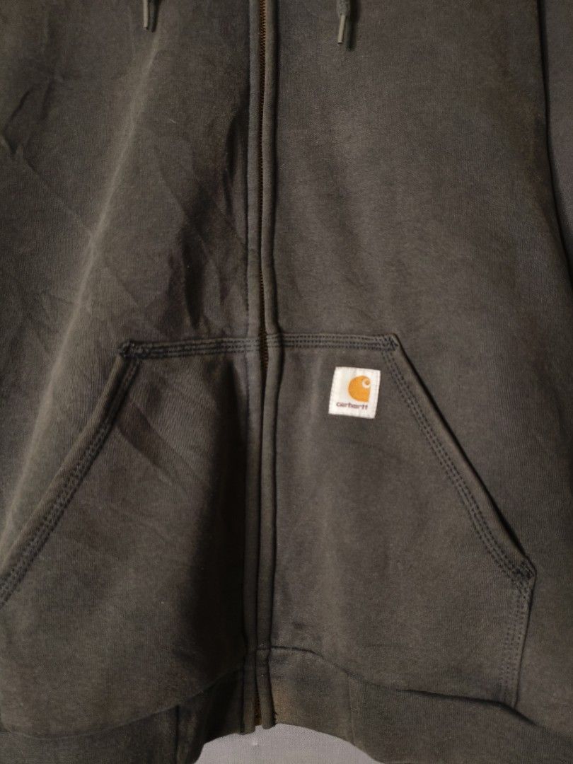 Carhartt Rain Defender Hooded Jacket - Large (Category: Coats, Jackets and Outerwear) located in Bago City. Submitted by jg_finds_ (Listing ID 1426136369, Image 2). Description: •Size L on tag •Dimes: Width - 26 inch Length- 29 inch Sleeves-26 inch.