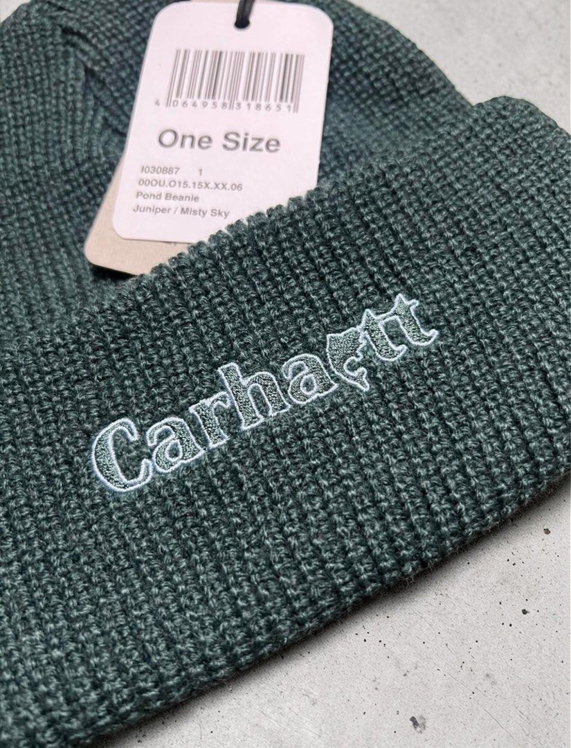 Carhartt WIP Pond Beanie (Category: Caps & Hats) located in Tarlac. Submitted by softserve.ph (Listing ID 1426108867, Image 2). Description: Carhartt WIP Pond Beanie Brandnew & Authentic Meet up / LBC Shipping.