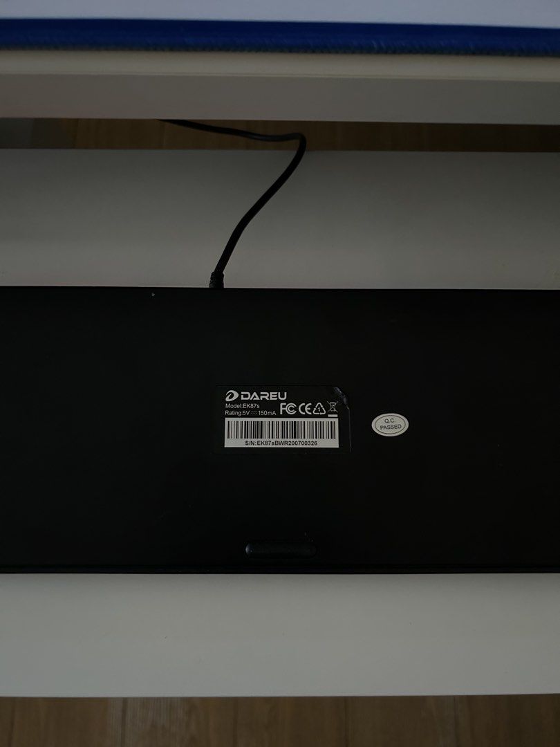 Dareu EK871 RGB Mechanical Keyboard (Category: Computer Keyboard) located in Pasig City. Submitted by pxcholo (Listing ID 1426022480, Image 3). Description: Daeru EK871 Wired Mechanical RGB TKL Keyboard No box.