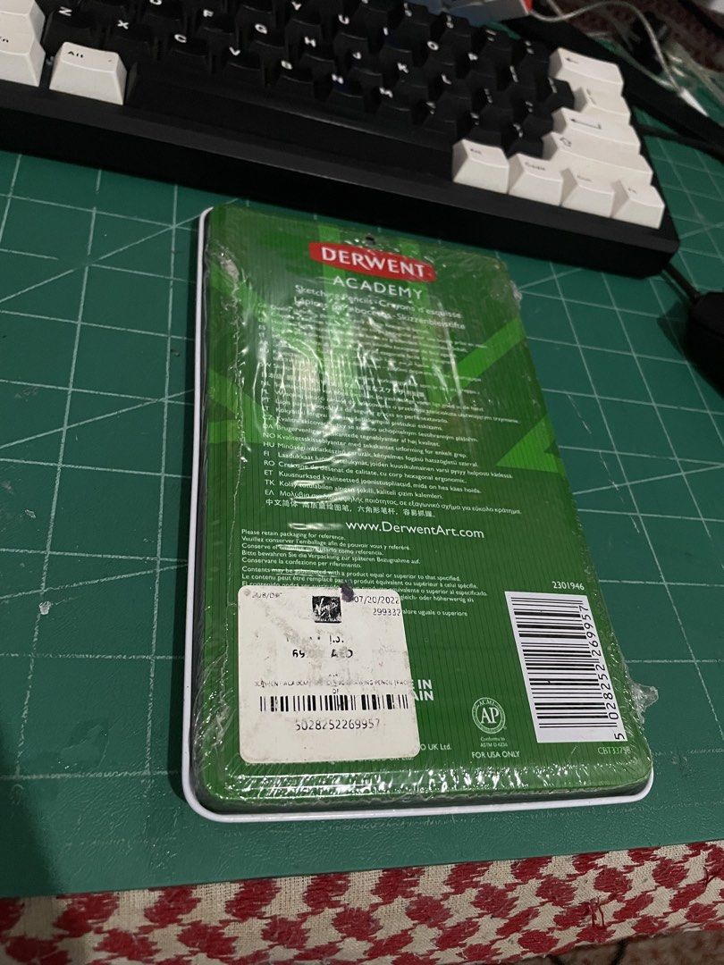 Derwent Academy Sketching Pencils (Category: Stationery & School Supplies) located in Dumaguete. Submitted by raspberrypepsi (Listing ID 1426127847, Image 2). Description: Brand New, in original packaging Bought for 1200 Negotiable + Shipping Fee.