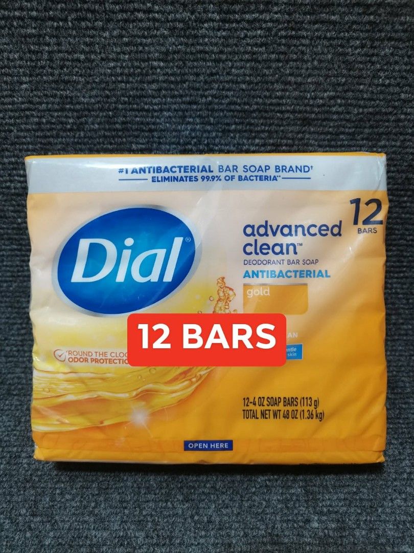 Dial Advanced clean antibacterial soap 12 bars (Category: Bath) located in Manila. Submitted by misunderstood00 (Listing ID 1426116439, Image 1). Description: .