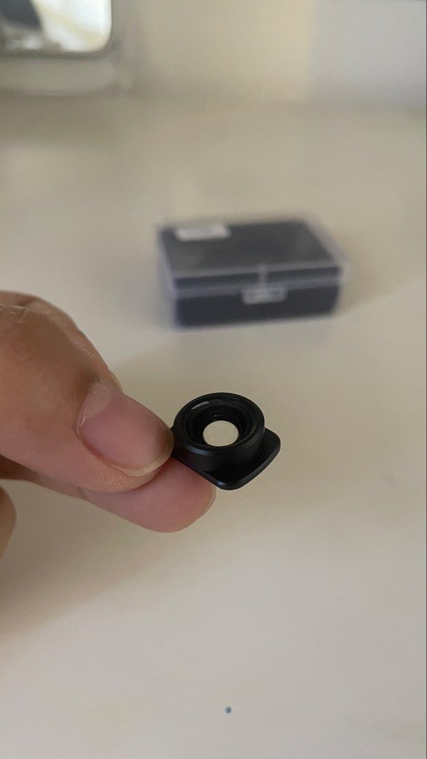 DJI Osmo Pocket 1 Wide Lens (Category: Lens & Kits) located in Bacoor. Submitted by decluttergirlie2 (Listing ID 1426009676, Image 2). Description: - DJI Osmo Pocket 1 Wide Lens - Designed for the DJI Osmo Pocket 1 - Enables wider angle shots - Enhances creative possibilities - Easy to attach and use.