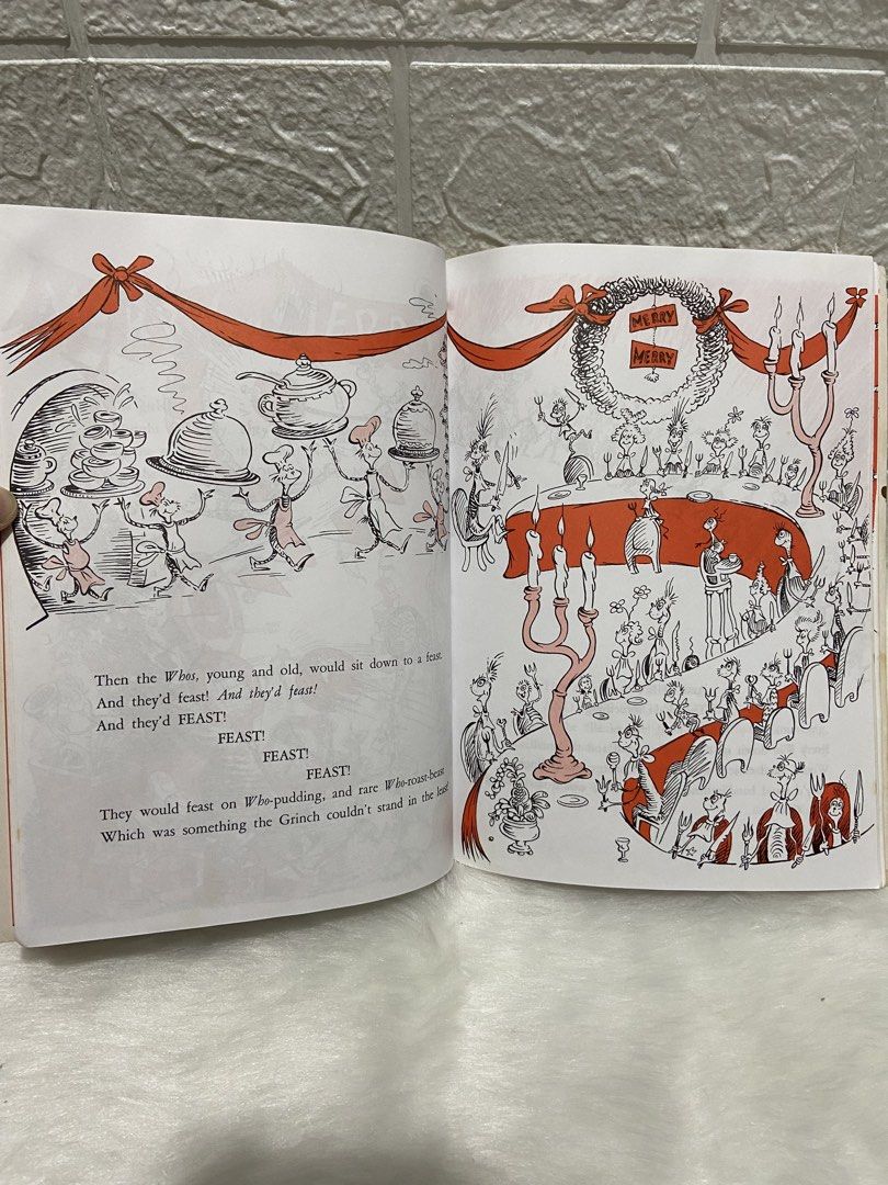 Dr. Seuss How the Grinch Stole Christmas (Category: Children's Books) located in Caloocan City. Submitted by dmbooknook (Listing ID 1426103713, Image 3). Description: - Very good used condition, creases on the cover - Large paperback - 90 each or any 2 for 150 only (medium size) - Perfect for early/young reader - Colorful Illustration Dr. Seuss books are fun, filled with colorful, silly characters, and made-up words. Not only do his books enterta