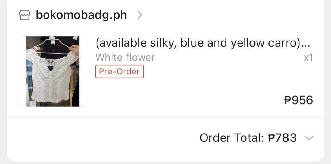 Elena-like White Floral Top (Category: Sleeveless) located in Talavera. Submitted by dnms_ (Listing ID 1426126692, Image 2). Description: rfs: too loose on me :(( only worn once loc: talavera free size good for those who have 🍒😭 bought from 🍊 app (not sure if real brandy).