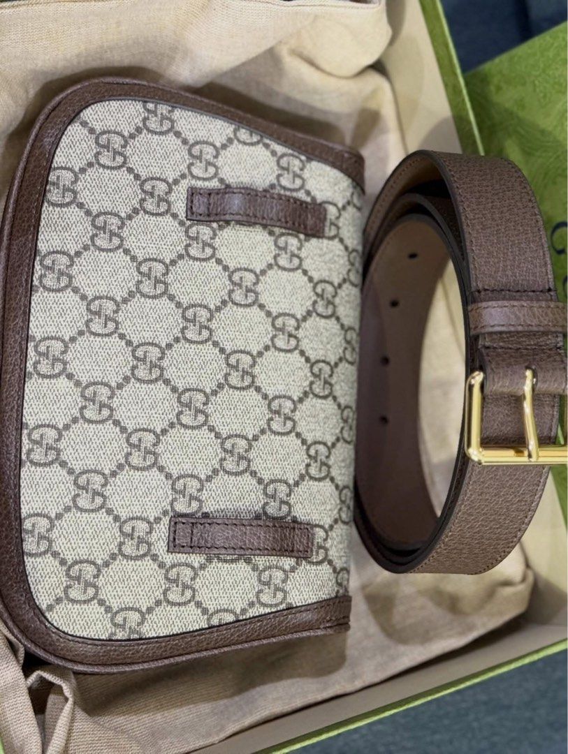 Gucci GG Marmont Belt Bag (Category: Luxury Bags & Wallets) located in Imus. Submitted by yoruu23 (Listing ID 1426142439, Image 2). Description: Gucci Brown Belt Bag Brand new fresh from JAPAN Original! For only 31,400 For those who interested please message me here or contact at 09911775094 For Delivery: Via lalamove, JNT or LBC (Buyer’s shoulder) .