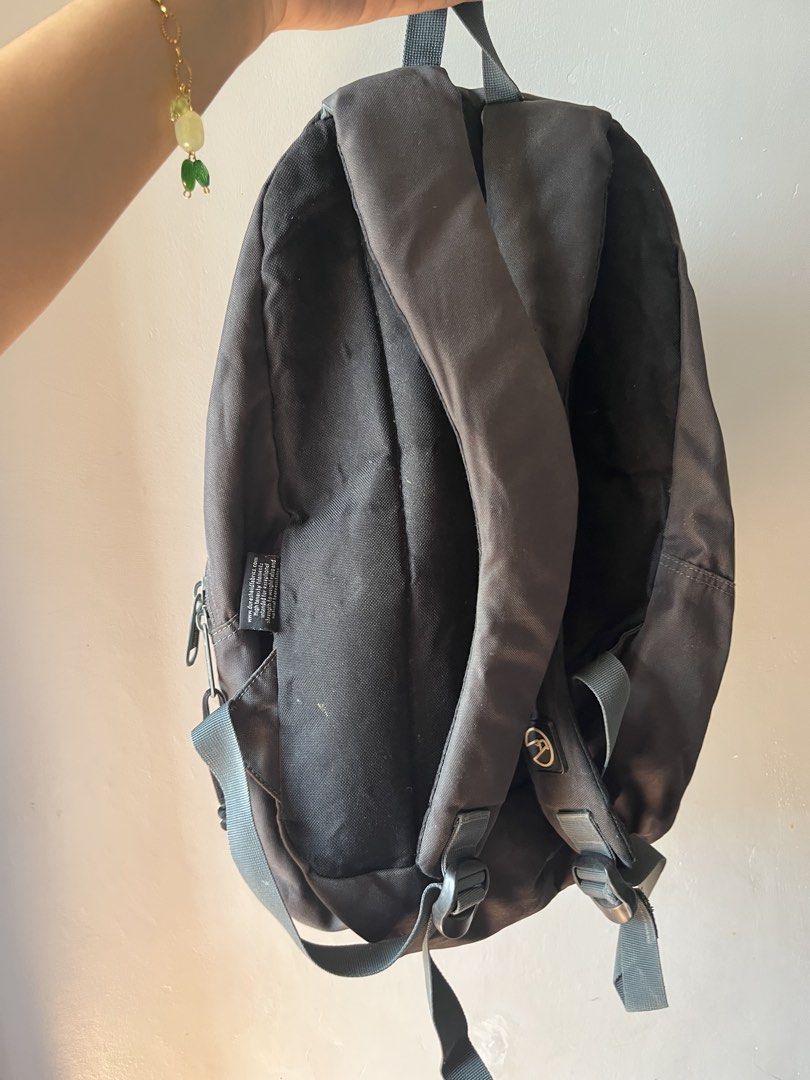 hawk backpack school bag everyday backpack lightweight (Category: Backpacks) located in Meycauayan. Submitted by drisloved (Listing ID 1426025688, Image 3). Description: hawk backpack in brown. lightweight and practical backpack perfect for school, work, travel, or everyday use. • brand: hawk • color: brownish grey black • style: backpack condition: used condition. may have some stains and dust due to storage but only needs cleaning. zippers are 
