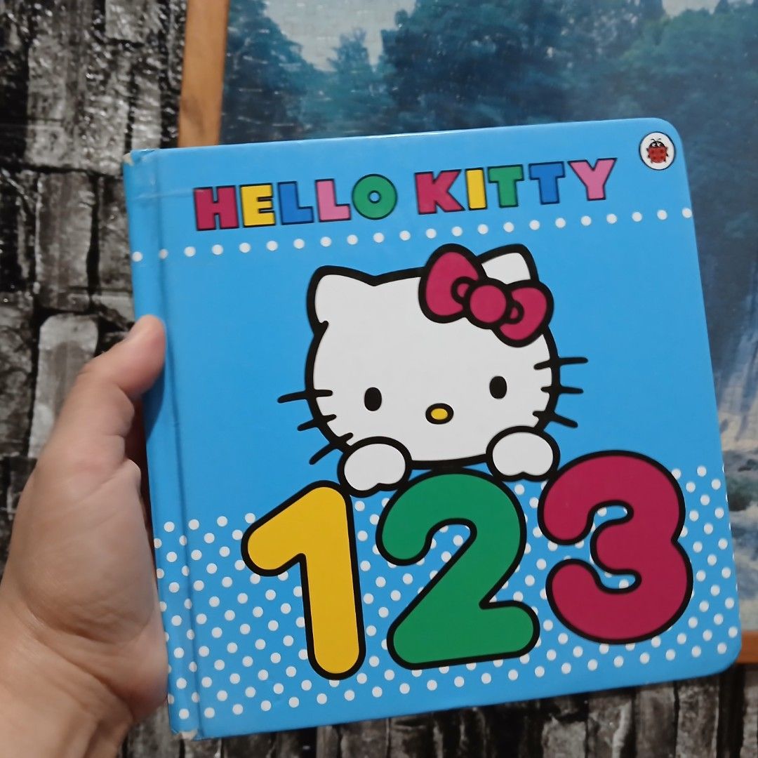 Hello Kitty 123 Numbers BoardBook (Category: Children's Books) located in Manila. Submitted by dories12d57986 (Listing ID 1426150708, Image 1). Description: Preloved boardbook for toddlers in Good condition .