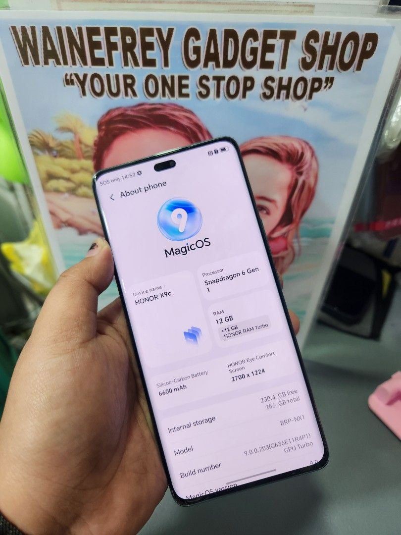 Honor X9C 12+12/256 (Category: Android Others) located in San Juan City. Submitted by wainefreygadgetshop (Listing ID 1426073523, Image 2). Description: Honor X9c 12+12gb/256gb ALL GOODS AT WORKING Battery life 100% NO REPAIR HISTORY GAMING PHONE PEDE PANG BACK UP PHONE SCREEN TESTED SIGNAL TEST CAMERA SOBRANG LINAW HONEST ISSUE ILALAGAY SA NOTEs KUNG MERON MAN PARA AWARE KA! Sobrang kinis TEST ALL YOU WANT BAGO BAYARAN Buy at your own risk 😊 Fo