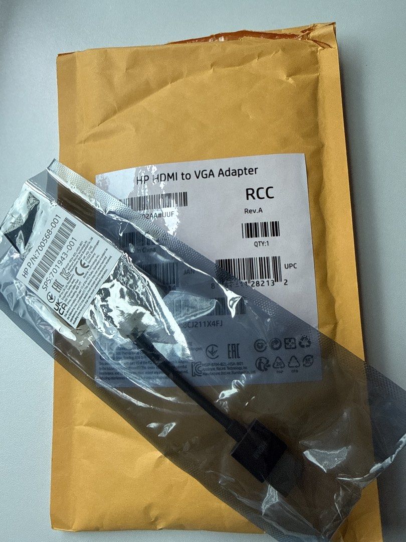 HP HDMI to VGA adapter405995549622937600