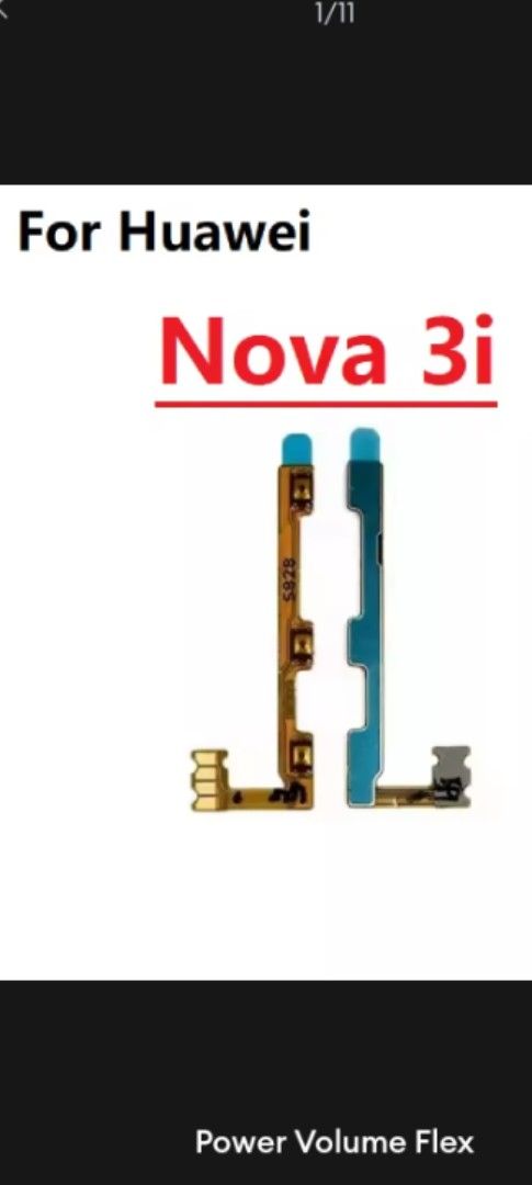 Huawei Nova 3i Power Volume Flex (Category: Chargers & Cables) located in Quezon City. Submitted by luckycitrine (Listing ID 1426056146, Image 3). Description: - RFS: Bought in excess - Ships via Grab/Lalamove from Novaliches.