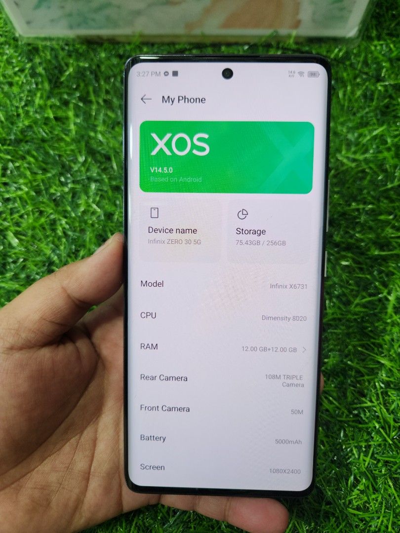 Infinix Zero30 5G (Category: Android Others) located in San Juan City. Submitted by wainefreygadgetshop (Listing ID 1426079437, Image 2). Description: INFINIX ZERO30 5G 12+12gb/256gb ALL GOODS AT WORKING NO REPAIR HISTORY GAMING PHONE PEDE PANG BACK UP PHONE SCREEN TESTED SIGNAL TEST CAMERA SOBRANG LINAW HONEST ISSUE ILALAGAY SA NOTEs KUNG MERON MAN PARA AWARE KA! Sobrang kinis TEST ALL YOU WANT BAGO BAYARAN Buy at your own risk 😊 For fast trans