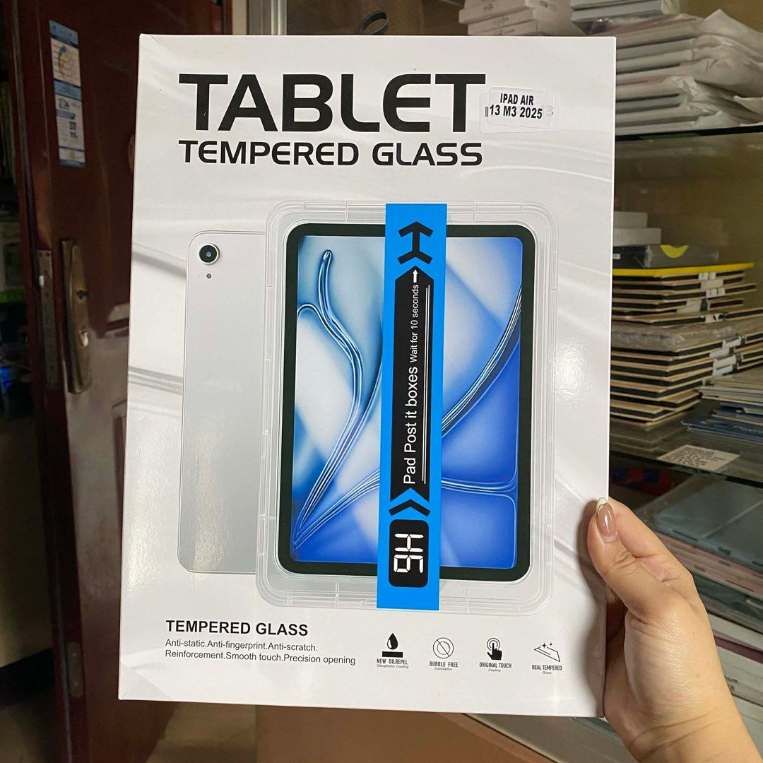 iPad Gen Mini Air Pro All Units Easy Install Tempered Glass Screen Protector (Category: Other Mobile & Gadget Accessories) located in Quezon City. Submitted by rcstny (Listing ID 1426095293, Image 2). Description: iPad Gen Mini Air Pro All Units Easy Install Tempered Glass Screen Protector ₱600 only each except Air 13 / Pro 12.9 / Pro 13: ₱650 each - automatic alignment - auto dust removal - full cover protector Available for: Mini 6 Mini 7 A16 7