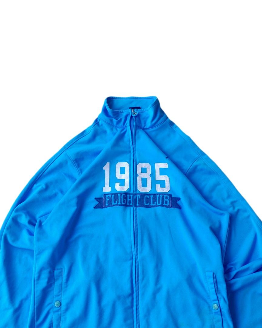 Jordan Jumpman 1985 Flightclub Jacket (Category: Coats, Jackets and Outerwear) located in Baguio. Submitted by silvercitystyles (Listing ID 1426108216, Image 3). Description: JORDAN | Jumpman 1985 Flightclub Jacket ‎Price: ₱580 FREE SHIPPING ‎Issue: Stains Condition: 8/10 ‎Size: Medium on Tag ‎Dimes: 29" x 22½".