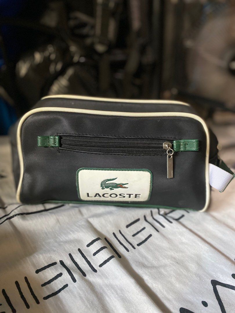 Lacoste Bag (Category: Luxury Bags & Wallets) located in Paranaque City. Submitted by d_clutterss (Listing ID 1426065987, Image 1). Description: - from hongkong - has minor flaws inside the bag only - rfs decluttering.