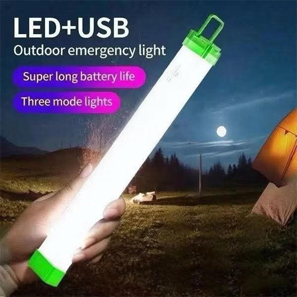 LED+USB Outdoor Emergency Light (Category: Lighting) located in Manila. Submitted by iliasjen (Listing ID 1426181133, Image 1). Description: LED+USB outdoor emergency light features a super long battery life and three light modes. It is designed for night markets and can be used in various settings, including tents, closets, and during electrical work. The light is also waterproof and can be charged via micro USB. It comes with a hook for easy ha