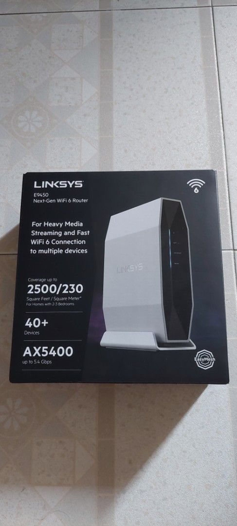 Linksys EX9450 WiFi 6 Router