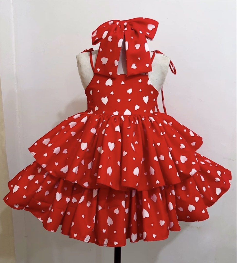 Little Ela Maya Hearts S3-4 (Category: Babies & Kids Fashion) located in San Jose. Submitted by arakyer (Listing ID 1426020314, Image 2). Description: Used once by my daughter during our Singapore trip. With bloomer & big sailor ribbon clip. Bought them as set for ₱2,800 pesos. NO LAW BALLING..