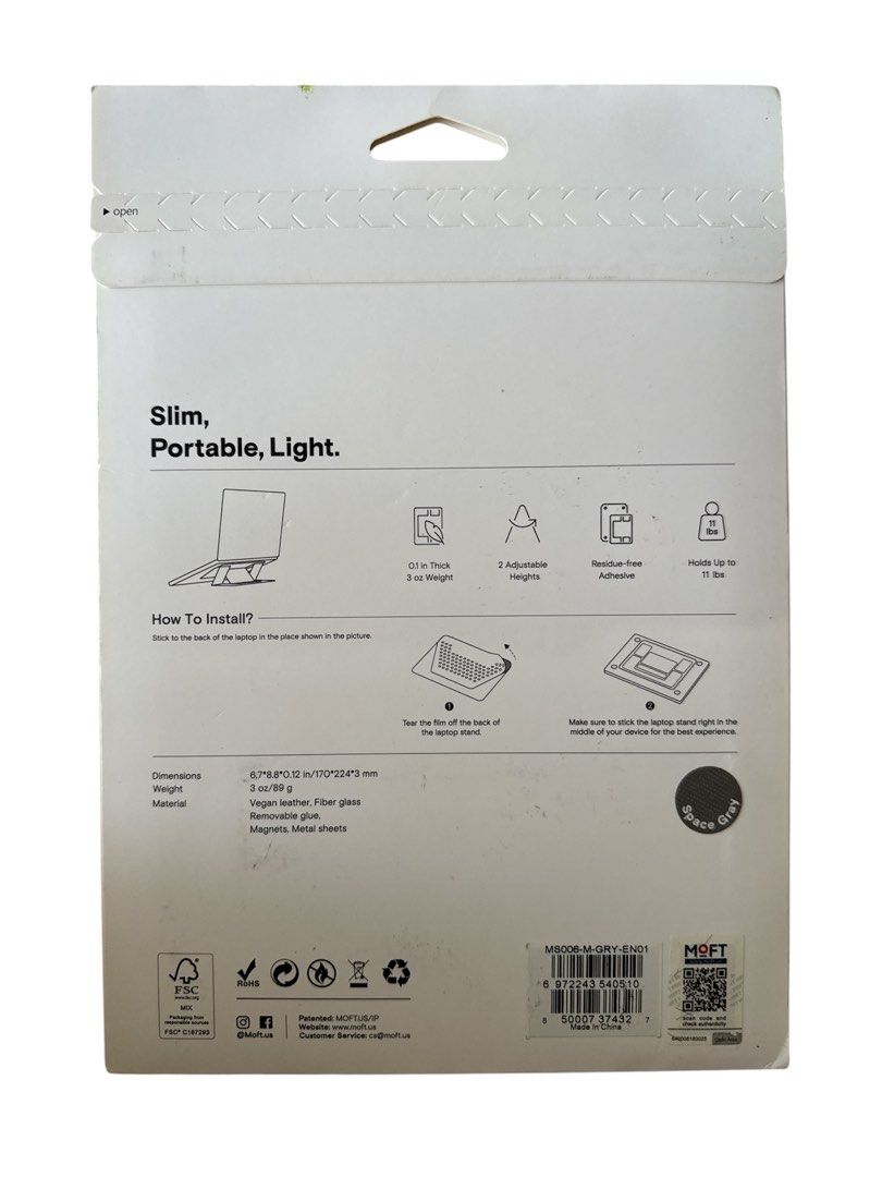 MOFT Adhesive Laptop Stand469646745608529921