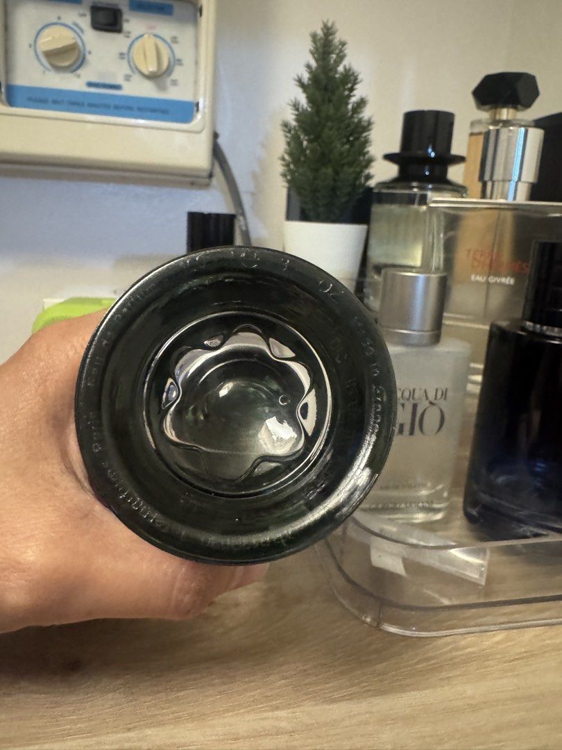 Montblanc Legend Eau de Parfum (Category: Fragrance & Deodorants) located in Makati City. Submitted by ongoing1 (Listing ID 1426079639, Image 3). Description: Montblanc Legend Eau de Parfum. Features a black textured bottle with a silver cap. The Montblanc logo is visible on the front. The bottom of the bottle shows the Montblanc logo. The cap is also shown separately. 95% Juice bought in HK when I went there last Feb 2026. Amounting to 3500php R