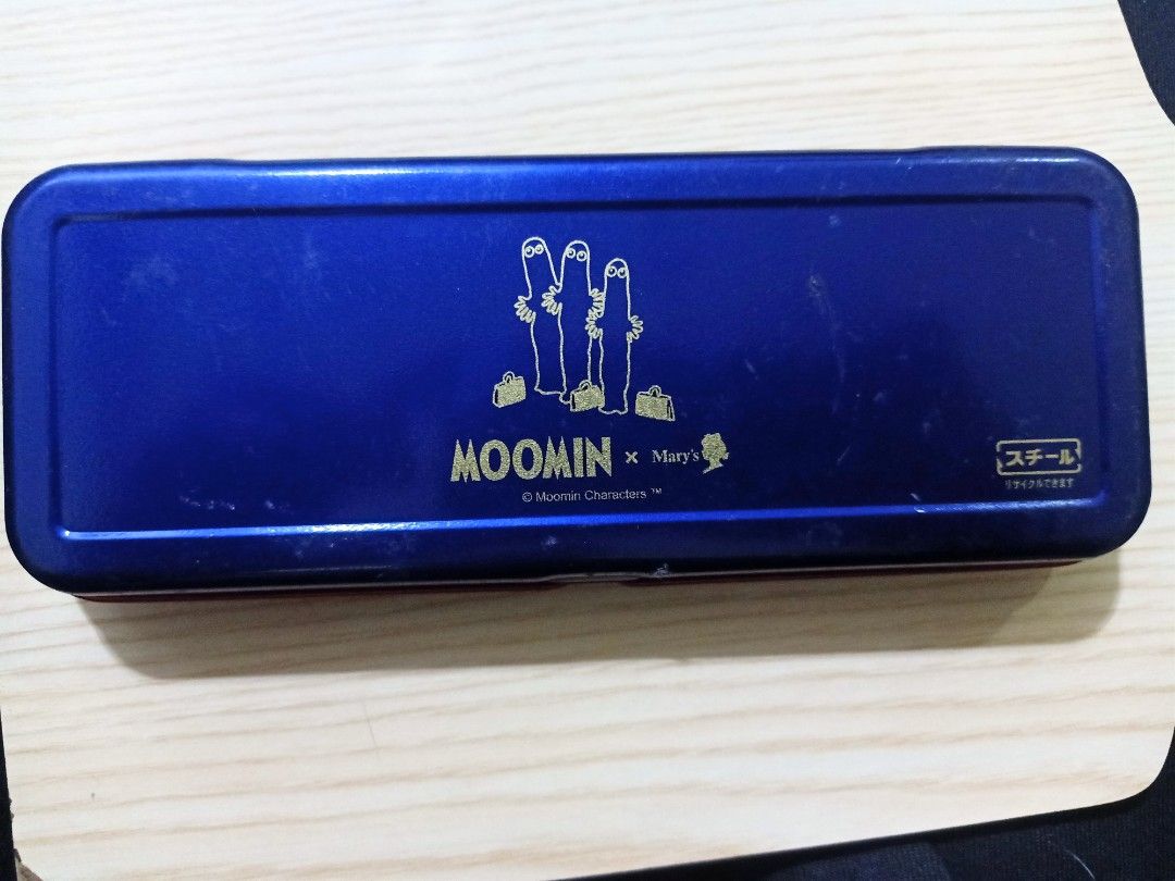 Moomin pencil case (Category: Stationery & School Supplies) located in Las Pinas. Submitted by the_recycle_shop (Listing ID 1426151587, Image 2). Description: Metal vintage.