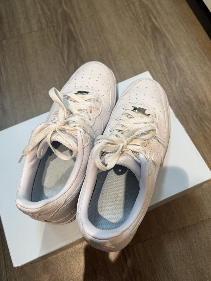 Nike Air Force 1 'Love You Forever' (Category: Sneakers) located in Pasig City. Submitted by joy_b_ (Listing ID 1426084293, Image 3). Description: White Nike Air Force 1 sneakers Love you Forever - Comes with the original box. - lightly used but no issues or damage to the shoes -bank transfer only - sf and courier c/o the buyer.