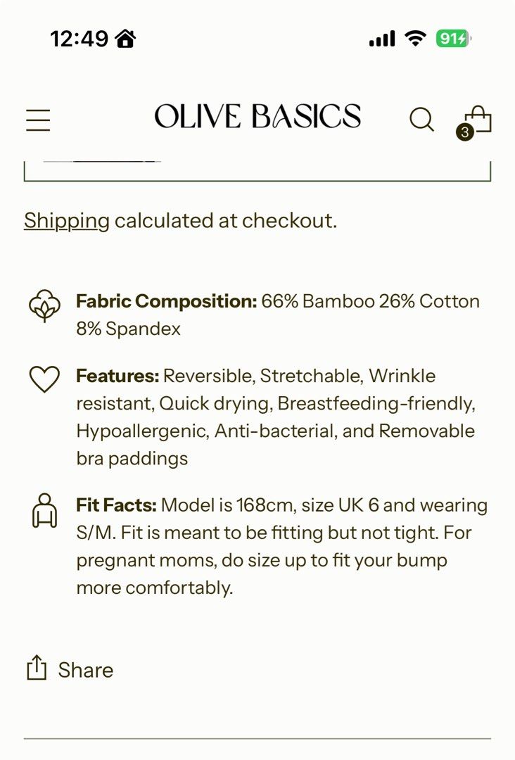 Olive Basics Esther Easy Latch Tank, Women's Fashion, Tops, Sleeveless ...