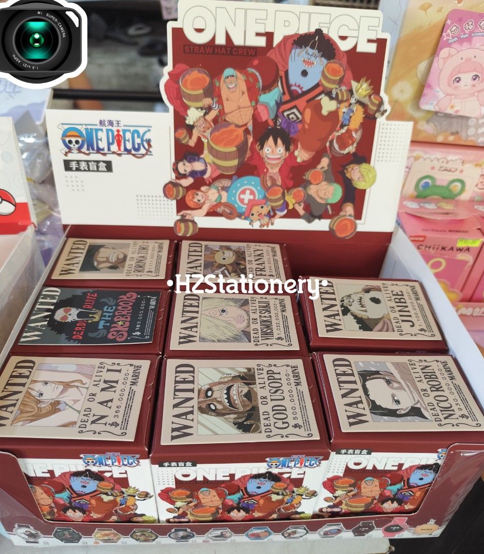 Original One Piece Straw Hat Crew Wrist Watch (Category: Men's Watches) located in Manila. Submitted by hzdeclutterstuffscollectionsph (Listing ID 1426126347, Image 3). Description: ‼️REPRICED👆see picture above 🔴please send 📩 on my blue app HZ STATIONERY due to reply limit ni car0 • BRANDNEW • AUTHENTIC • CONFIRMED BOX (opened at the bottom) • SEALED FOIL ZORO - 600 NAMI - 600 ROBIN - 600 SANJI - 600 USOPP - 520 FRANKY - 520 JINBE - 520 ⭐SUPER