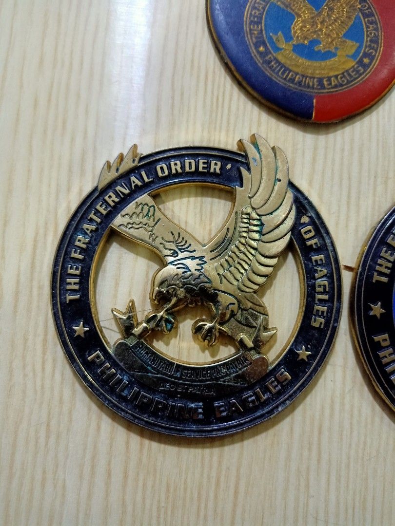 Philippine Eagles emblem 3pcs (Category: Vintage Collectibles) located in Las Pinas. Submitted by the_recycle_shop (Listing ID 1426158099, Image 3). Description: Selling as set .