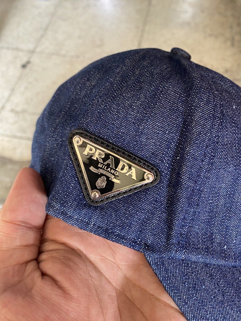 Prada Denim Cap (Category: Caps & Hats) located in Manila. Submitted by dundonnn (Listing ID 1426058426, Image 3). Description: ✅ AVAILABLE ✅ 🧢 PRADA 💰 ₱650 ▪️ Adult size / Fit most head 🛒 DM ME.