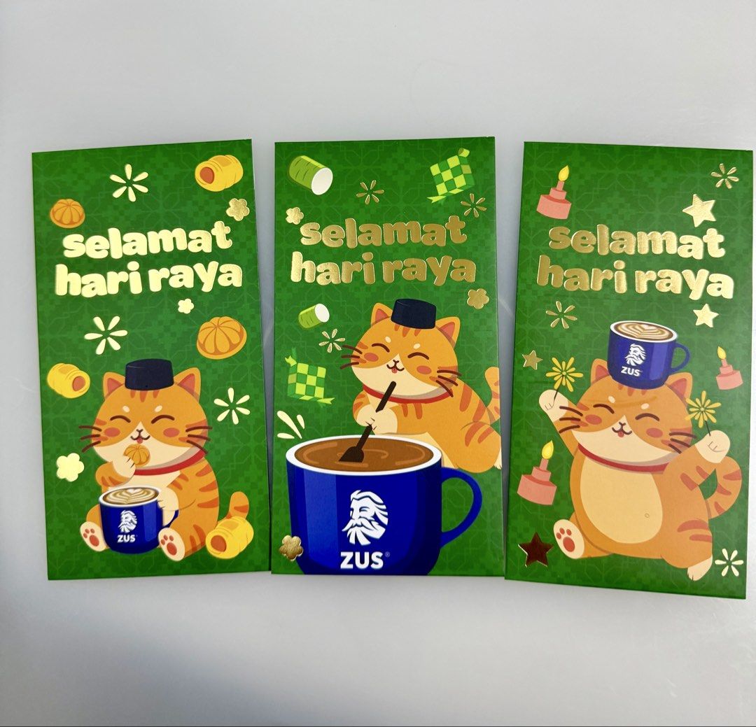 SAMPUL RAYA - ZUS Coffee, Hobbies & Toys, Stationery & Craft, Occasions ...