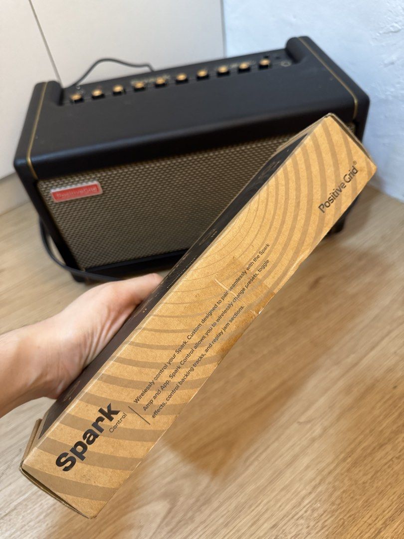 SET Spark Smart Guitar Amp & Bluetooth Speaker with Control Set (Category: Soundbars, Speakers & Amplifiers) located in General Trias. Submitted by samwhere (Listing ID 1426140162, Image 3). Description: Positive Grid Spark Smart Guitar Amp & Bluetooth Speaker with Control 🎸Amp was barely used, Good as new 🎸Spark control is brand new, still sealed. 🎸 Rfs: Upgrade 🎸 Selling low for only Php18000 for this set.