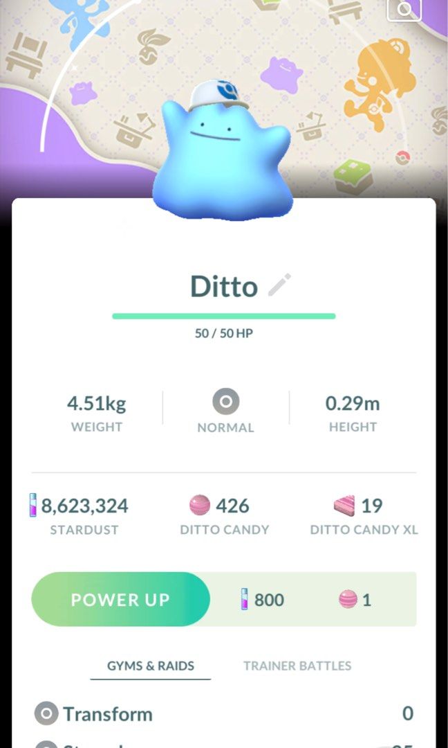 Shiny Pokopia Ditto Pokemon Go Background (Category: Nintendo) located in Manila. Submitted by filipinohero (Listing ID 1426056039, Image 1). Description: I can fly for remote trade or we meet up.