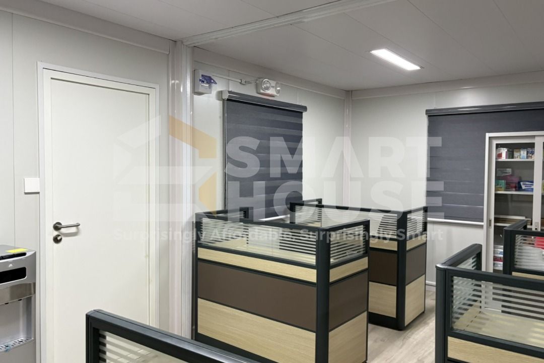 SMARTHOUSE PREFAB CONTAINER OFFICES (Category: Construction & Building Materials) located in Quezon City. Submitted by Smarthouseph (Listing ID 1426030683, Image 3). Description: Upgrade Your Workspace Today! 🚀 From startups to growing companies, Smarthouse Prefab Container Offices provide a modern and efficient workspace solution. ✔ Modern Design ✔ Fast Installation ✔ Cost-Efficient ✔ Durable Steel Structure Your future office is ready with Sma